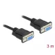 Delock Sub-D9-es RS-232 soros kábel anya-anya 3m (86606)