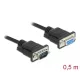 Delock Sub-D9-es, RS-232 soros kábel, apa-anya, 0,5 m (86613)