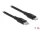 Delock USB Type-C - Lightning adat- és töltőkábel 1m fekete (86637)