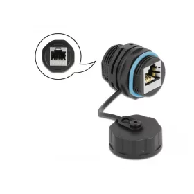   Delock RJ45 jack - RJ45 jack Cat.6A kábelcsatlakozó vízálló védősapkával (86695)
