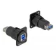 Delock D-típusú Modul USB 3.0 A-típusú hüvely - B-típusú hüvely (86707)