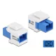 Delock Keystone modul SC Simplex aljzat - SC Simplex aljzat kék / fehér (86714)
