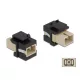 Delock Keystone modul SC Simplex aljzat - SC Simplex aljzat bézs / fekete (86715)