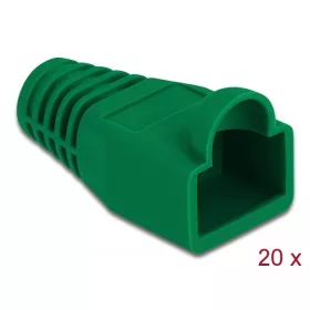   Delock Feszültségcsökkentő RJ45 apához, 20 db. Zöld (86726)