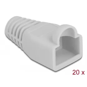   Delock Feszültségcsökkentő RJ45 apához, 20 db. Szürke (86727)