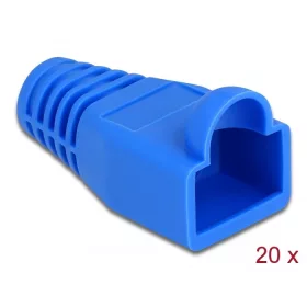  Delock Feszültségcsökkentő RJ45 apához, 20 db. Kék (86728)