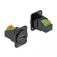 Delock D-típusú Modul USB 2.0 A-típusú hüvely anya sorkapocs modul (86734)
