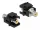 Delock Keystone modul, RCA-csatlakozóhüvely > RCA-csatlakozóhüvely, sárga / fekete (86740)