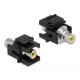 Delock Keystone modul, RCA-csatlakozóhüvely > RCA-csatlakozóhüvely, sárga / fekete (86740)