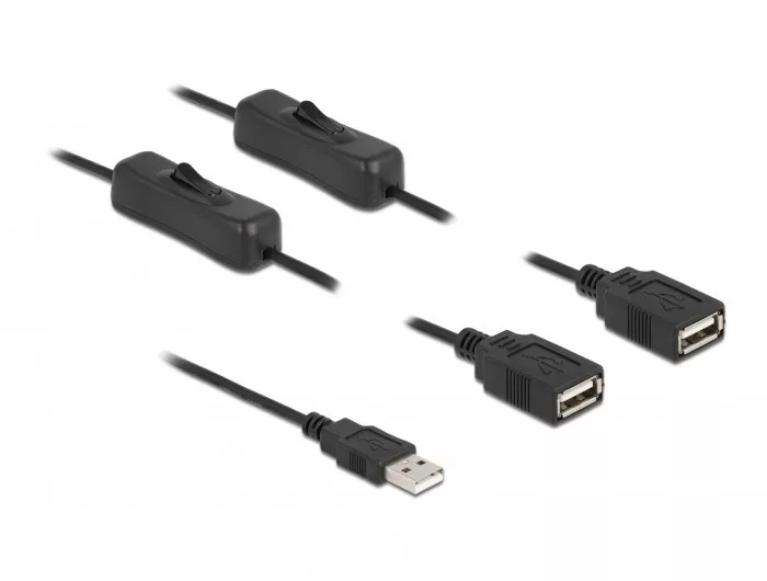 Usb Capa Db Delock USB A-típusú kábel apa 2 db. USB A-típusú anya kapcso