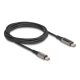 Delock USB-C kábel tápmérővel PD 3.0 100 W 2 m (86809)
