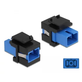   Delock Keystone modul SC Simplex aljzat - SC Simplex aljzat kék / fekete (86812)