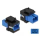 Delock Keystone modul SC Simplex aljzat - SC Simplex aljzat kék / fekete (86812)