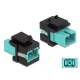 Delock Keystone modul SC Simplex aljzat - SC Simplex aljzat vízkék / fekete (86814)