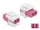 Delock Keystone modul LC Duplex aljzat - LC Duplex aljzat ibolya / fehér (86818)