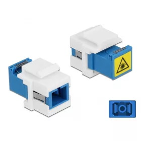   Delock Keystone modul SC Simplex aljzat - SC Simplex aljzat, lézeres védelemmel (86832)