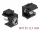 Delock Keystone modul, DC 5,5 x 2,1 mm-csatlakozóhüvely, fekete (86849)