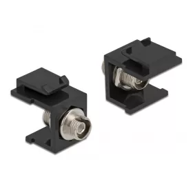   Delock Keystone modul, FC Simplex hüvely > hüvely fekete (86851)