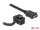 Delock Keystone modul, HDMI-csatlakozóhüvely 110  > HDMI-csatlakozóhüvely, kábellel fekete