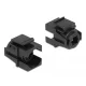 Delock Keystone modul, TOSLINK-csatlakozóhüvely > TOSLINK-csatlakozóhüvely fekete (86868)