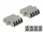 Delock LC optikai szálas csatlakozó Quad anya - LC Quad anya, egymódosú fém (86875)