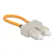 Delock Optikai szálas hurok adapter SC / OM1 Többszörös bézs (86921)