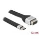 Delock FPC lapos csík kábel USB Type-C  - VGA (DP Alt Mode) 13 cm (86935)