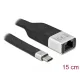 Delock FPC lapos csík kábel USB Type-C  - Gigabit LAN 10/100/1000 Mbps 15 cm