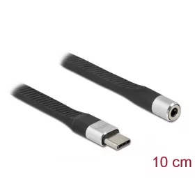   Delock FPC lapos csík kábel USB Type-C  - Sztereó jack aljzat hüvely 10 cm (86942)