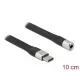 Delock FPC lapos csík kábel USB Type-C  - Sztereó jack aljzat hüvely 10 cm (86942)
