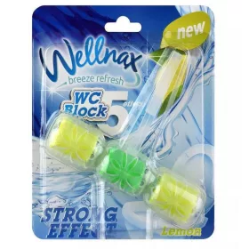 Wellnax WC Frissítő Block 50 g Citrom