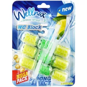 Wellnax WC-Frissítő Block 3x50 g Citrom