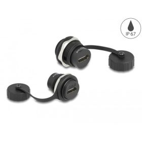   Delock HDMI-A beépített csatlakozó védő fedéllel IP67 por- és vízvédelem (86963)