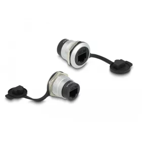   Delock RJ45 Cat.6A beépített csatlakozó porvédelmet biztosító fedéllel (86968)