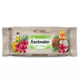   Freshmaker Extra Jumbo Coconut törlőkendő 144 lapos kupakos