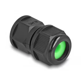   Delock RJ45 átfűzős coupler/toldó IP67 kapcsolattal, por- és vízhatlan, fekete