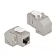 Delock Keystone modul, RJ45-aljzat - RJ45-aljzat, Cat.6A, 90 fokos szögű (86997)