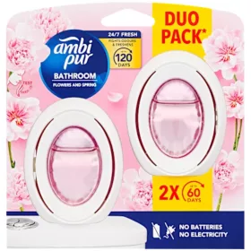 AmbiPur Bathroom Flowers&Spring légfrissítő 2x7,5 ml