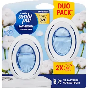 AmbiPur Bathroom Cotton Flower légfrissítő 2x7,5 ml