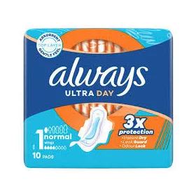 Always egészségügyi betét Ultra Day Normal 10 db