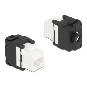   Delock Eszközmentes, 180 -os Keystone modul RJ45 anya - LSA Cat.6A (87034)
