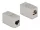 Delock fémszínű adapter RJ45 anya - RJ45 anya Cat.6A (87037)
