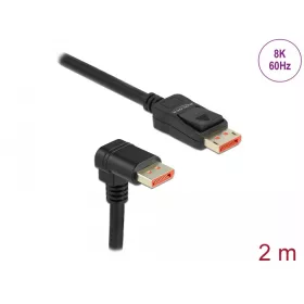 Delock 87051 DisplayPort kábel 2m fekete (87051)