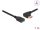 Delock DisplayPort bővítőkábel balra néző csatlakozódugóval - csatlakozóhüvellyel 8K 60 Hz 1 m (87073)