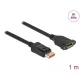 Delock DisplayPort bővítőkábel panelrögzítés 8K 60 Hz 1 m (87095)