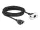Delock Cat.6A hálózat kibővítő kábel Easy 45 modulhoz S/FTP RJ45 anya - RJ45 anya, 5 m, fekete (87137)
