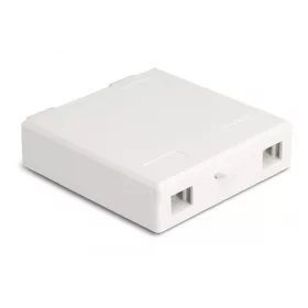   Delock Fehér száloptikai csatlakozódoboz falra szereléshez 2 db SC Simplex vagy LC Duplex-hez (87139)