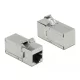 Delock Keystone modul, RJ45-aljzat - RJ45-aljzat, Cat.6A, 90 fokos szögű (87142)