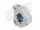 Delock Lila DIN sín adapter Keystone LC Duplex kék (87189)