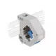 Delock Lila DIN sín adapter Keystone LC Duplex kék (87189)